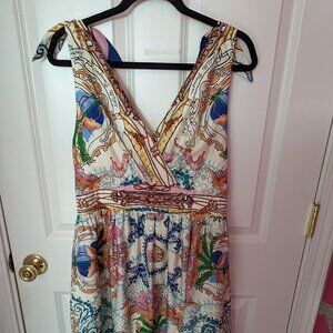 Anthropologie Collette Dinnegan Acionna Silk Dress